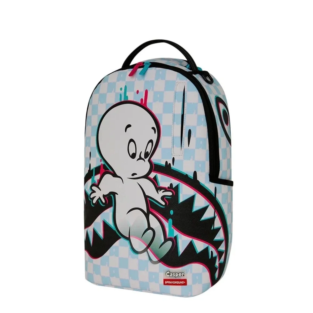 Sprayground Casper Fade Away Backpack New Black School Bookbag Travel Bag